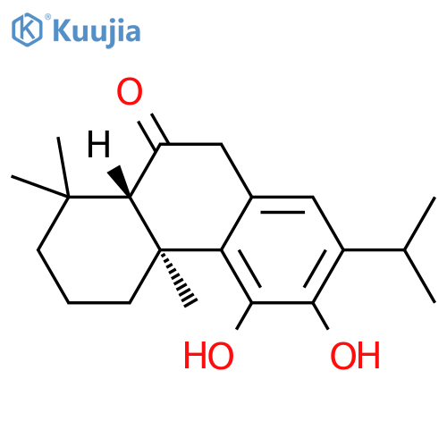 9(5H)-Phenanthrenone, 4b,6,7,8,8a,10-hexahydro-3,4-dihydroxy-4b,8,8-trimethyl-2-(1-methylethyl)-, (4bS,8aS)- structure