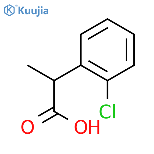 2-(2-Chlorophenyl)propanoic acid structure