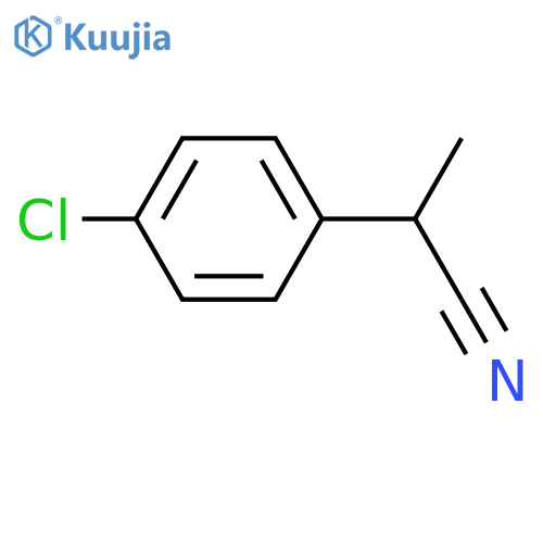 2-(4-Chlorophenyl)propanenitrile structure