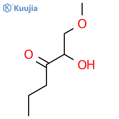 3-Hexanone, 2-hydroxy-1-methoxy- structure