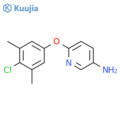 6-(4-Chloro-3,5-dimethylphenoxy)pyridin-3-amine structure