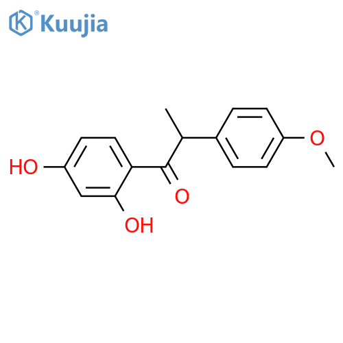 1-(2,4-Dihydroxyphenyl)-2-(4-hydroxyphenyl)-1-propanone; (±)-form, 4'-Me ether structure