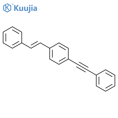 1-(trans-2-Phenylethenyl)-4-(phenylethynyl)benzene structure