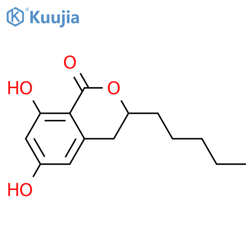 3,4-Dihydro-6,8-dihydroxy-3-(2-hydroxypentyl)-1H-2-benzopyran-1-one; (2'S,3S)-form, 2'-Deoxy structure