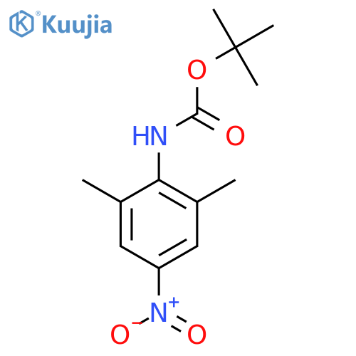tert-butyl N-(2,6-dimethyl-4-nitrophenyl)carbamate structure
