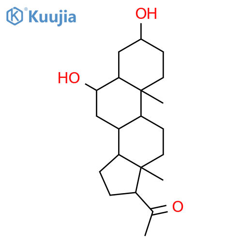 5α-Pregnane-3β,6α-diol-20-one structure