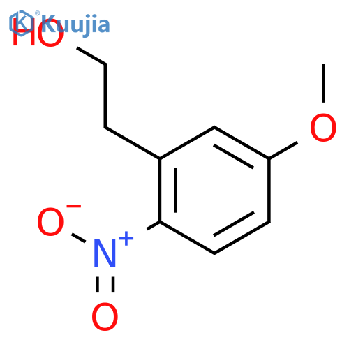 2-(5-methoxy-2-nitrophenyl)ethan-1-ol structure