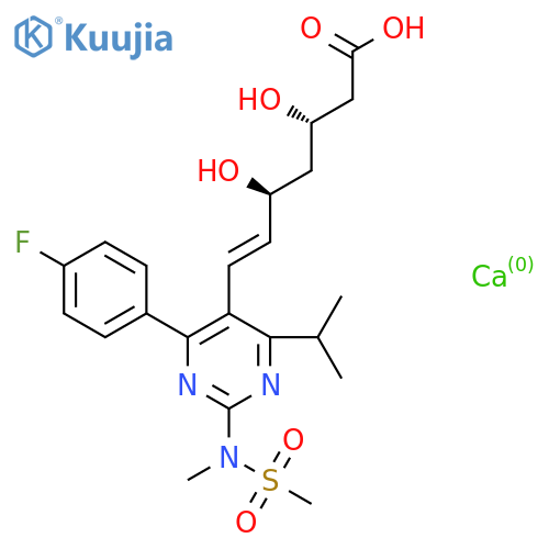 (3S,5S)-Rosuvastatin Calcium Salt structure