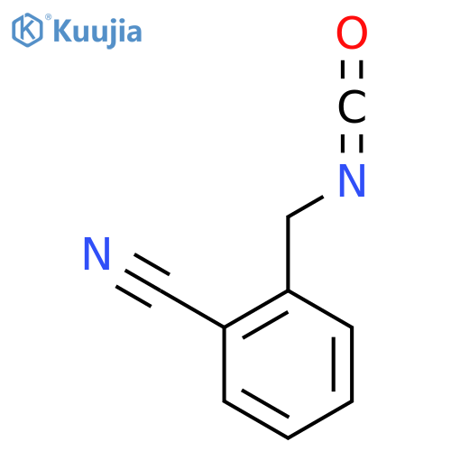 2-(isocyanatomethyl)benzonitrile structure