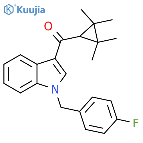 (1-(4-Fluorobenzyl)-1H-indol-3-yl)(2,2,3,3-tetramethylcyclopropyl)methanone structure