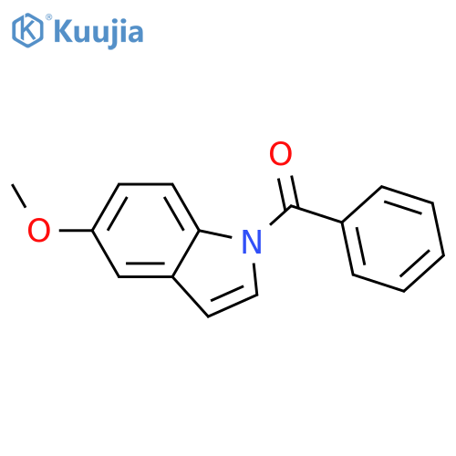 1H-Indole, 1-benzoyl-5-methoxy- structure