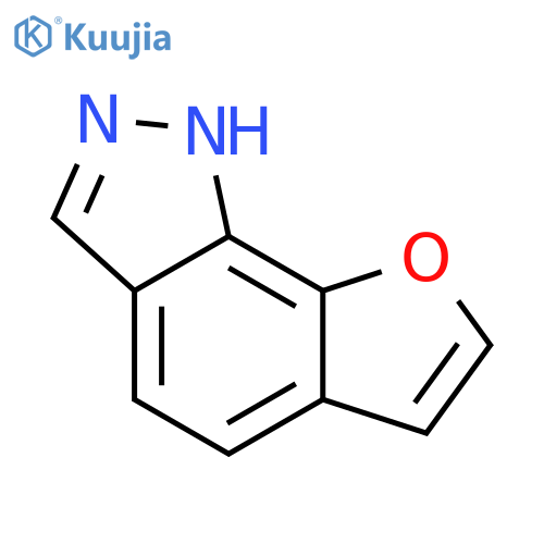 1H-Furo[3,2-g]indazole (9CI) structure