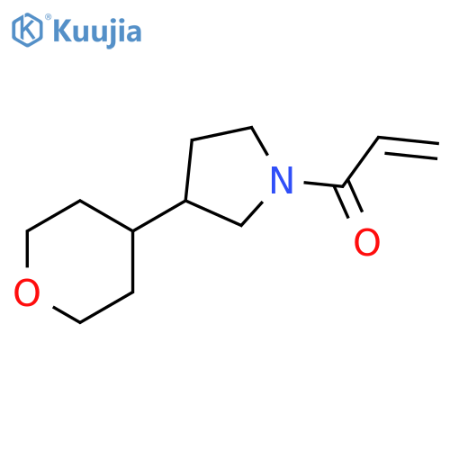 1-[3-(Tetrahydro-2H-pyran-4-yl)-1-pyrrolidinyl]-2-propen-1-one structure
