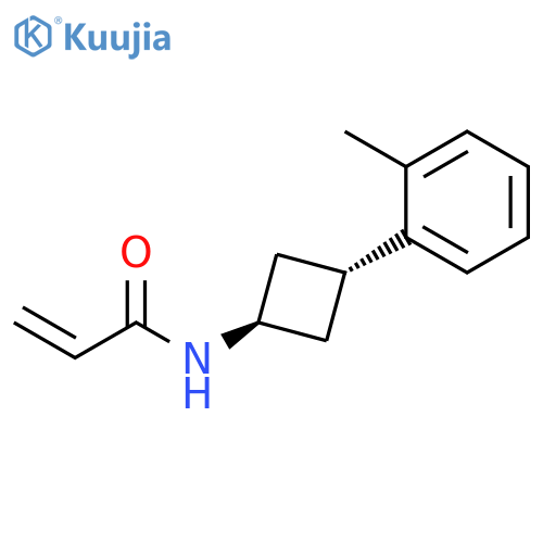 N-[trans-3-(2-Methylphenyl)cyclobutyl]-2-propenamide structure