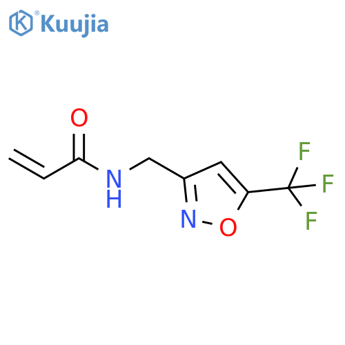 N-{5-(trifluoromethyl)-1,2-oxazol-3-ylmethyl}prop-2-enamide structure