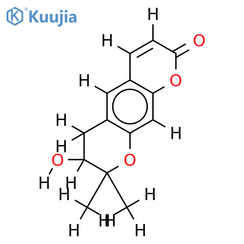 (+)-decursinol structure