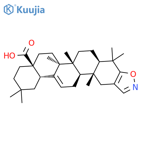 Oleana-2,12-dieno[2,3-d]isoxazol-28-oic acid structure