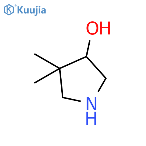 (3S)-4,4-dimethylpyrrolidin-3-ol structure