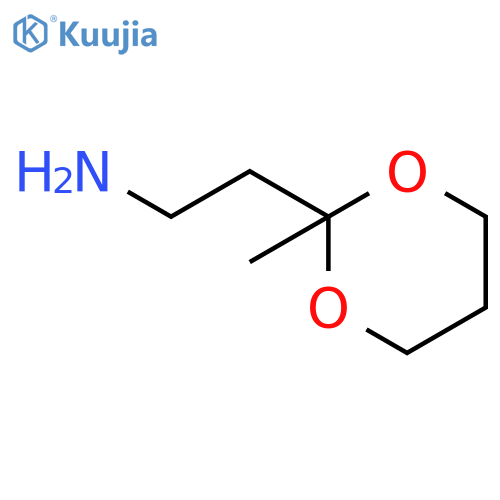 2-Methyl-1,3-dioxane-2-ethanamine structure