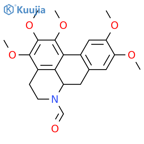 1,2,3,9,10-Pentahydroxyaporphine; (S)-form, Penta-Me ether, N-de-Me, N-formyl structure