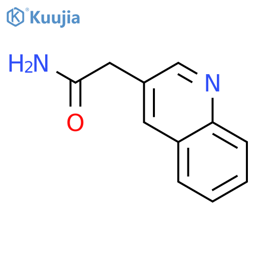 2-(Quinolin-3-yl)acetamide structure