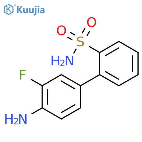 [1,1'-Biphenyl]-2-sulfonamide, 4'-amino-3'-fluoro- structure