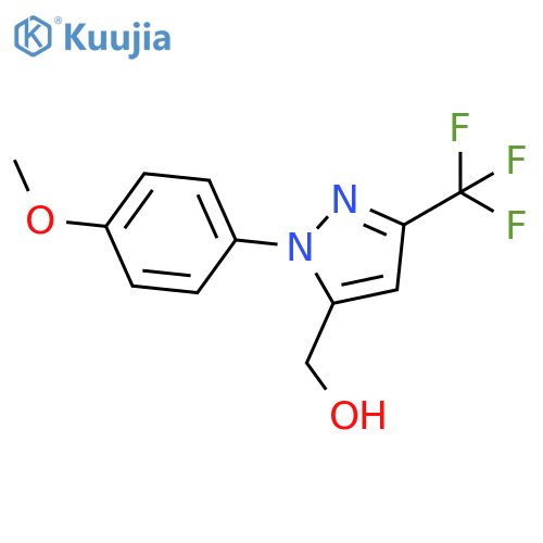 1H-Pyrazole-5-methanol,1-(4-methoxyphenyl)-3-(trifluoromethyl)- structure