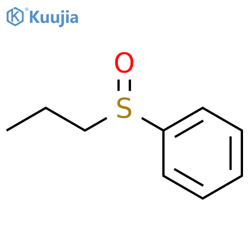 Benzene, (propylsulfinyl)- structure