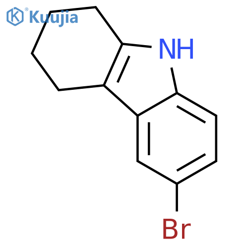 6-Bromo-2,3,4,9-tetrahydro-1H-carbazole structure
