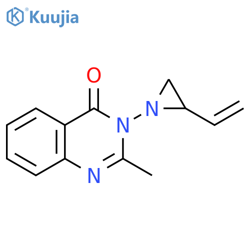 4(3H)-Quinazolinone, 3-(2-ethenyl-1-aziridinyl)-2-methyl- structure