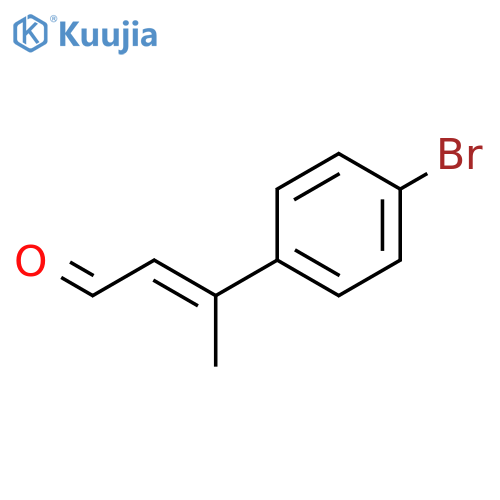 2-Butenal, 3-(4-bromophenyl)-, (2E)- structure