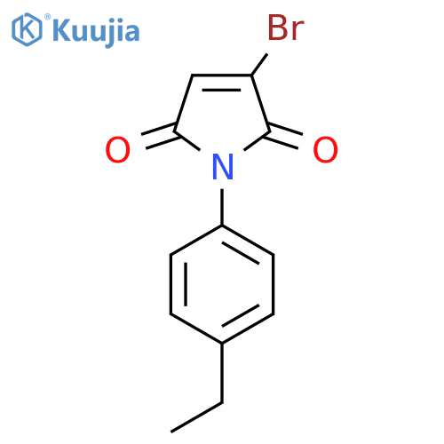 3-Bromo-1-(4-ethylphenyl)-1H-pyrrole-2,5-dione structure