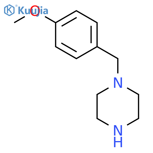 1-(4-Methoxybenzyl)piperazine structure