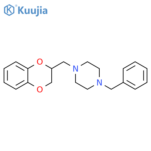 Piperazine,1-[(2,3-dihydro-1,4-benzodioxin-2-yl)methyl]-4-(phenylmethyl)- structure