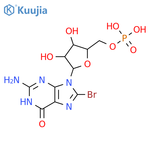 5'-Guanylic acid, 8-bromo- structure
