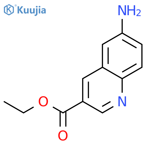 ethyl 6-aminoquinoline-3-carboxylate structure