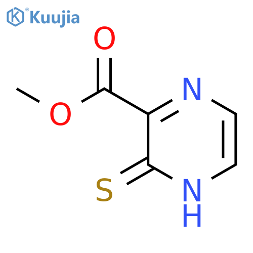 Pyrazinecarboxylic acid, 3,4-dihydro-3-thioxo-, methyl ester structure