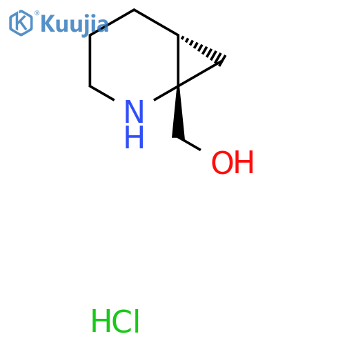 2-azabicyclo4.1.0heptan-1-ylmethanol hydrochloride, cis structure
