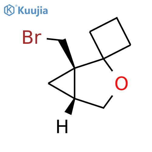 1-(bromomethyl)-3-oxaspirobicyclo3.1.0hexane-2,1'-cyclobutane, cis structure