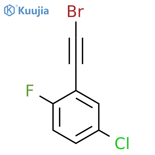 2-(2-Bromoethynyl)-4-chloro-1-fluorobenzene structure