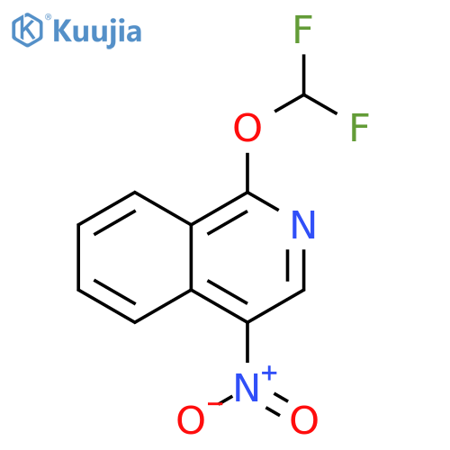 1-(Difluoromethoxy)-4-nitroisoquinoline structure