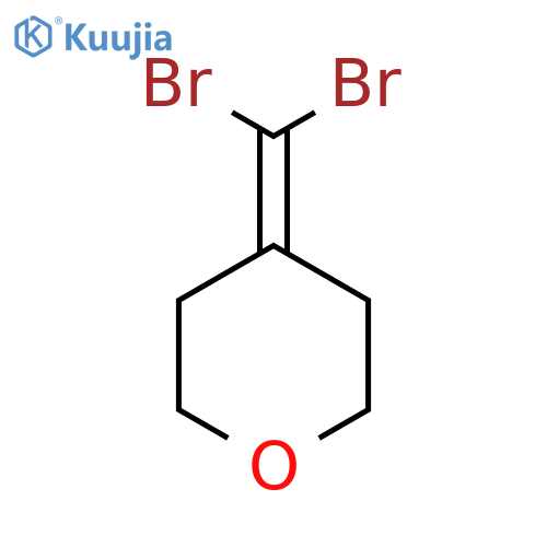4-(Dibromomethylidene)oxane structure