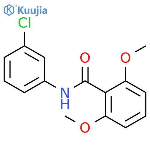 N-(3-chlorophenyl)-2,6-dimethoxybenzamide structure