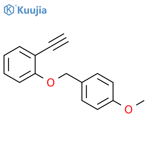 Benzene, 1-ethynyl-2-[(4-methoxyphenyl)methoxy]- structure