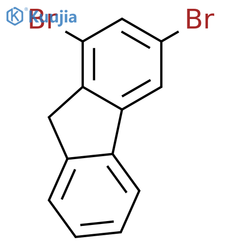 1,3-dibromo-9H-fluorene structure
