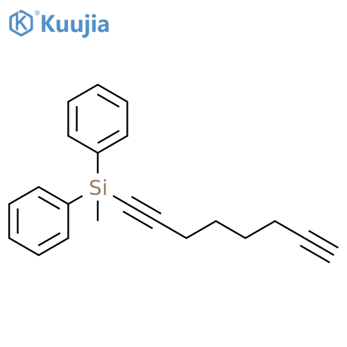 Silane, methyl-1,7-octadiynyldiphenyl- structure