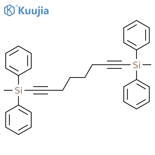 Silane, 1,7-octadiyne-1,8-diylbis[methyldiphenyl- structure