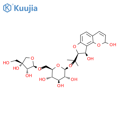 6′′-O-β-D-Apiofuranosylapterin structure