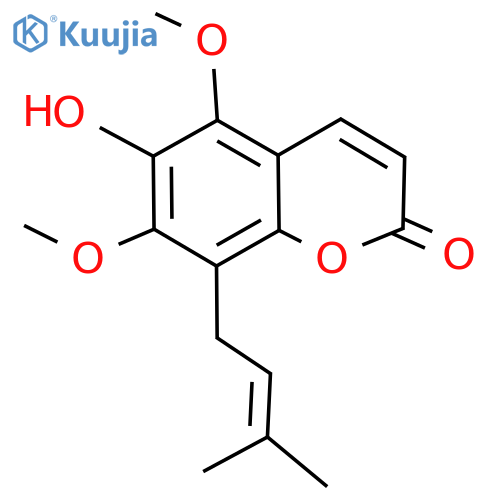 6-Hydroxycoumurrayin structure