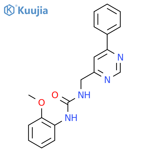 1-(2-methoxyphenyl)-3-(6-phenylpyrimidin-4-yl)methylurea structure